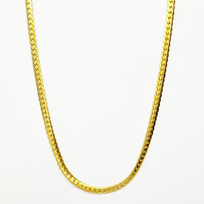 43cm auksuota grandinėlė "Curb"