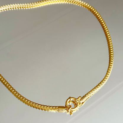 42cm auksuota grandinėlė "Curb"