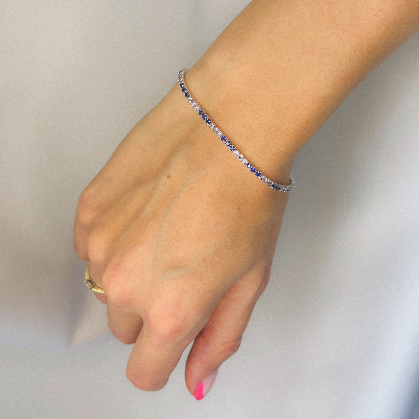 Sidabrinė apyrankė Tennis 2 mm