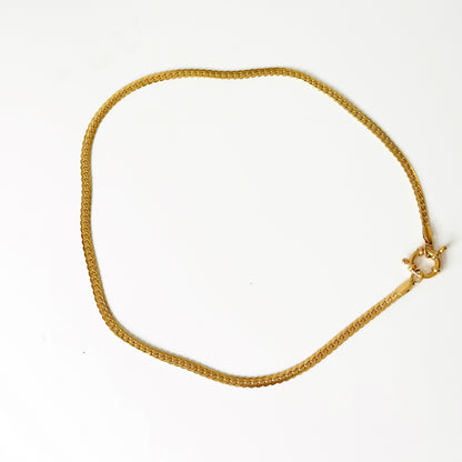 42cm auksuota grandinėlė "Curb"