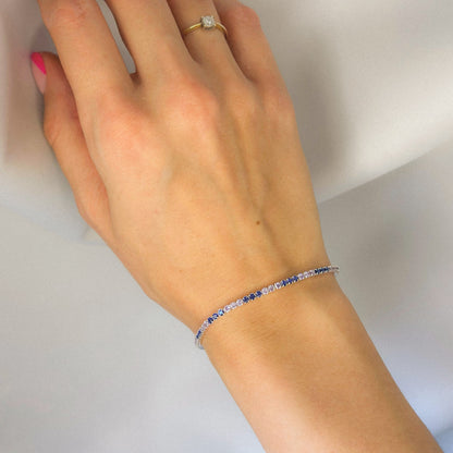 Sidabrinė apyrankė Tennis 2 mm