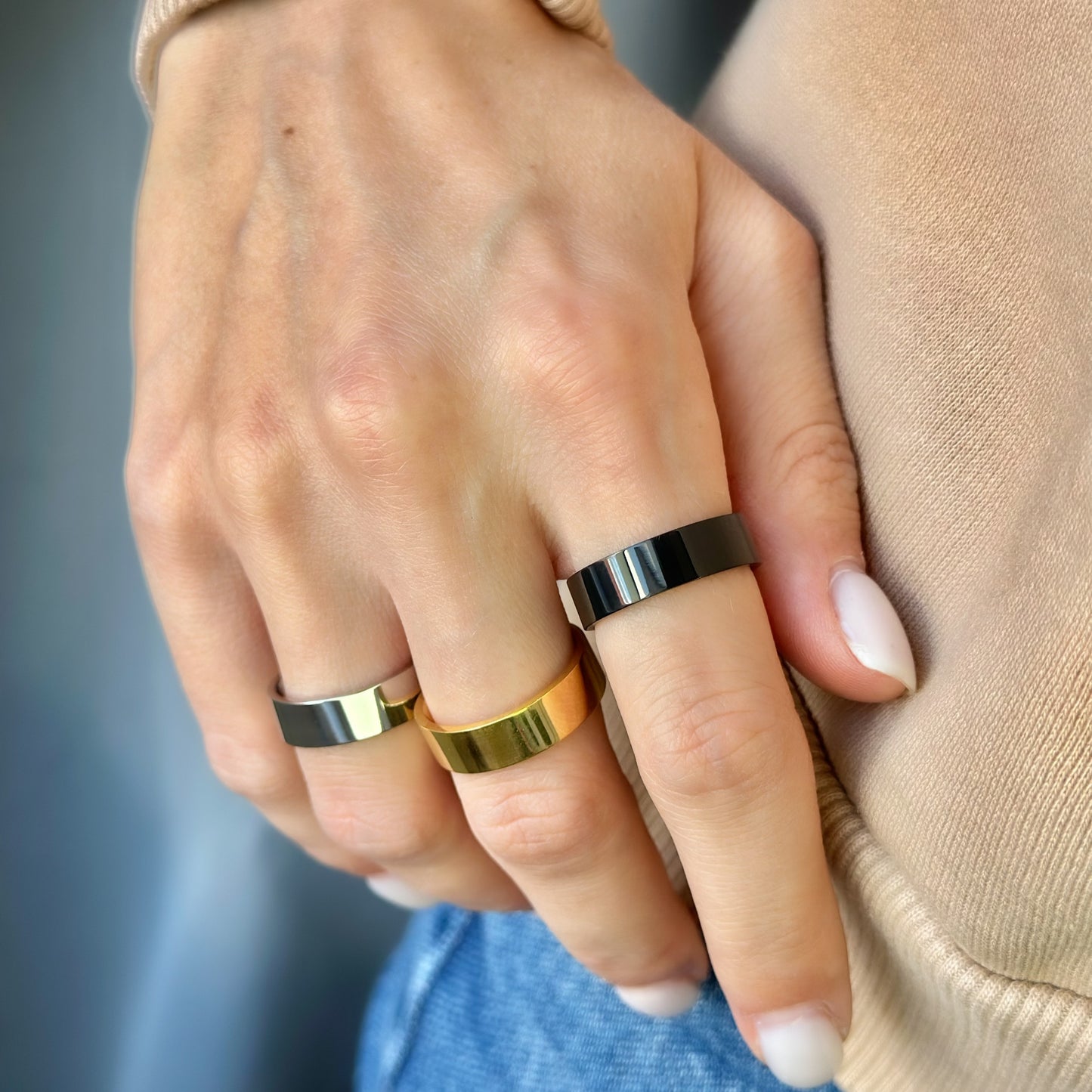 6 mm žiedas poliruotu paviršiumi