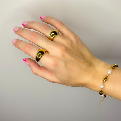 Auksuotas žiedas „GOLDEN RING“