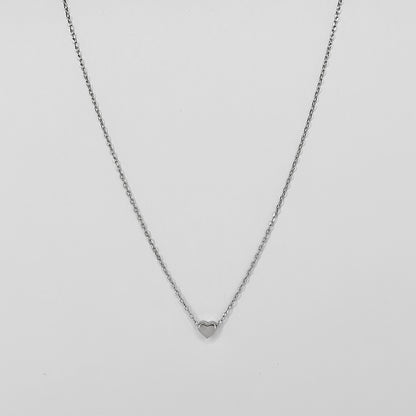 Sidabrinė širdutė su grandinėle