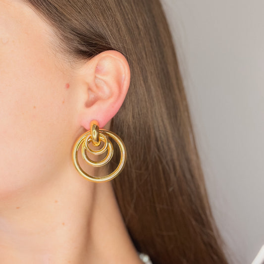 Auksuoti vinukai "Molten Layers III"