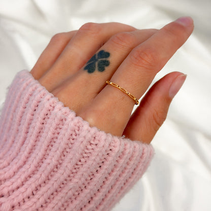 Sterling Silver Gold Plated Ring