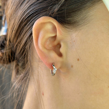 Sidabrinės rinkutės su cirkoniu