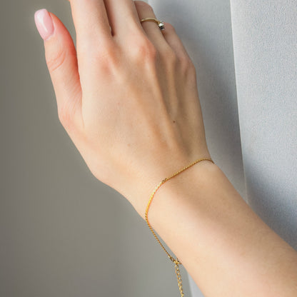 Auksuota apyrankė "Rope Chain"