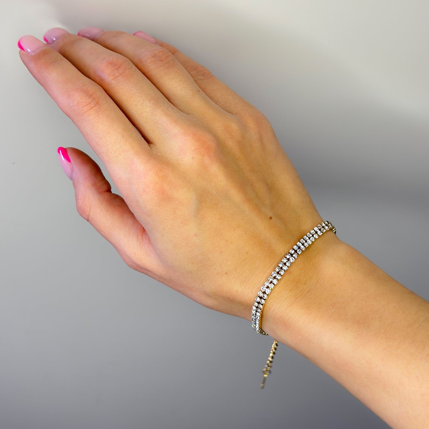 Auksuota dviguba apyrankė Tennis