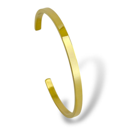 Hera – auksuota plieninė apyrankė (4 mm / 6 mm)