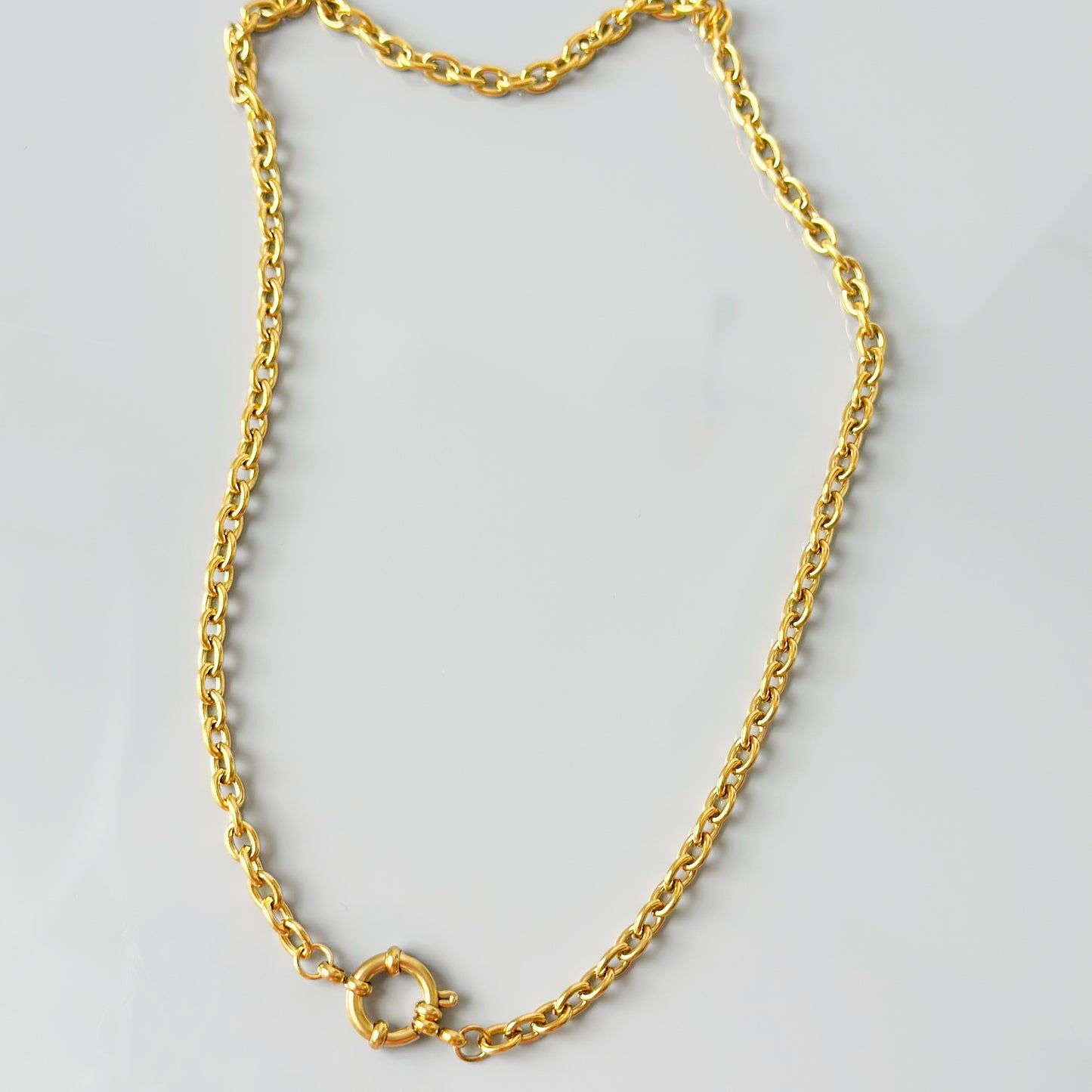 42,5cm auksuota grandinėlė "Rolo"