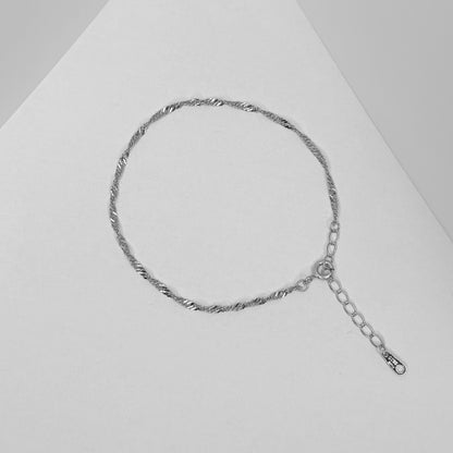 Sidabrinė apyrankė Rope