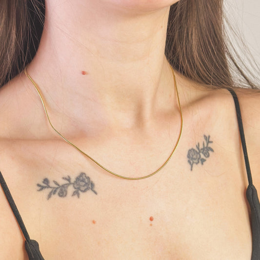 Auksuota grandinėlė "Diamond Cut Snake"