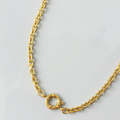 42,5cm auksuota grandinėlė "Rolo"