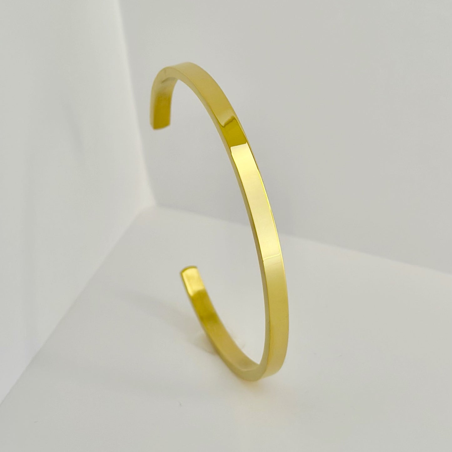 Hera – auksuota plieninė apyrankė (4 mm / 6 mm)