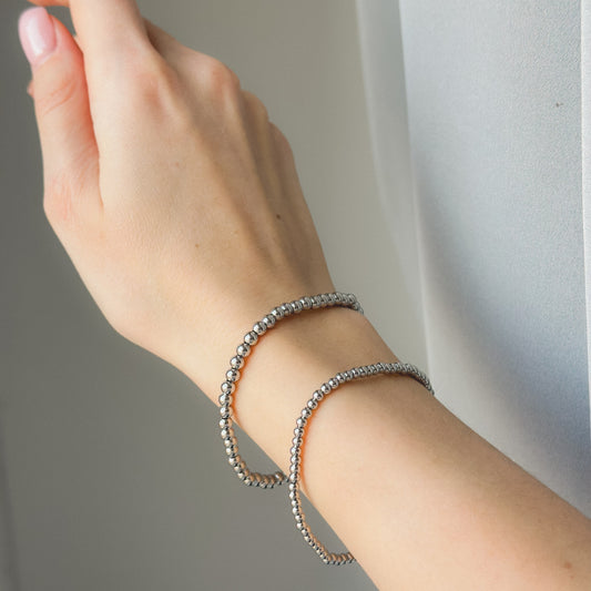 Plieninė apyrankė su burbuliukais