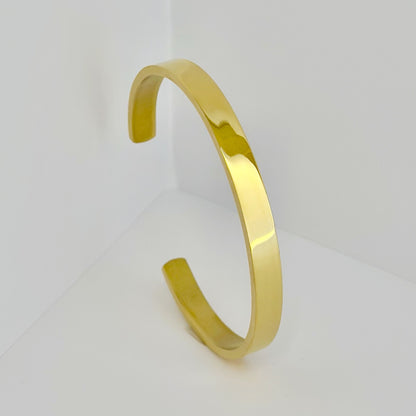 Hera – auksuota plieninė apyrankė (4 mm / 6 mm)