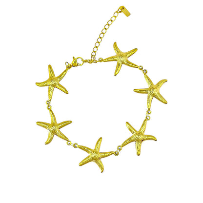 Auksuota apyrankė "Jūros žvaigždutės"