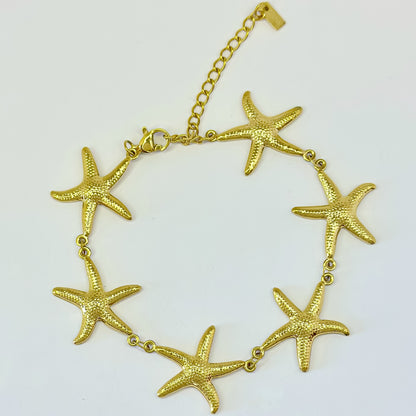 Auksuota apyrankė "Jūros žvaigždutės"
