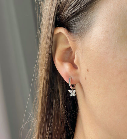 Sidabrinės rinkutės su drugeliu