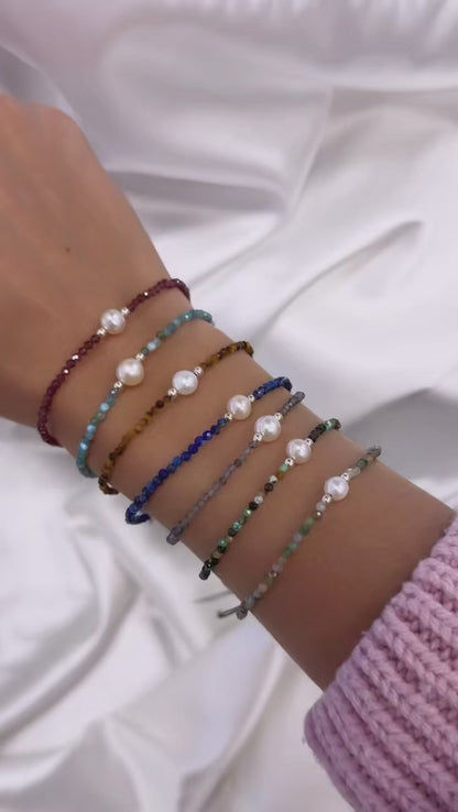 Moonstone Thread Bracelet